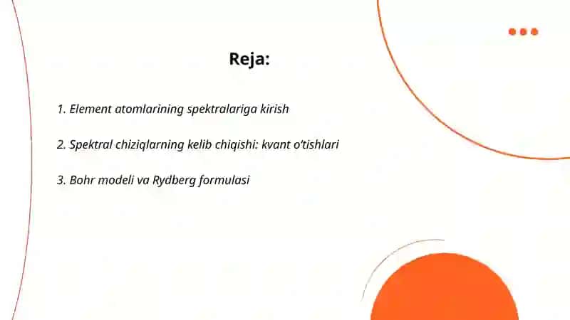 Element atomlarining spektrlari 2