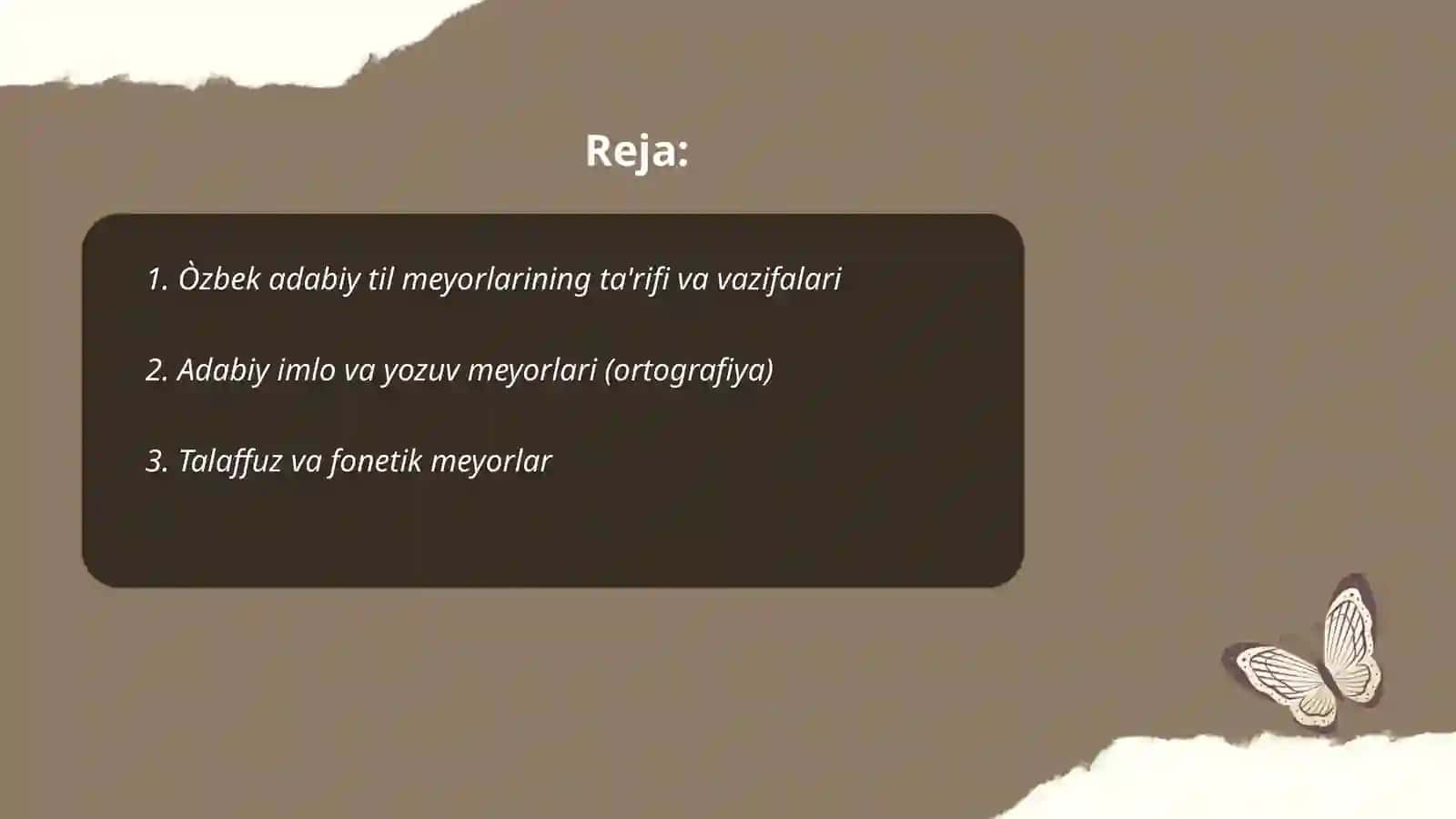 Òzbek adabiy til meyorlari 2