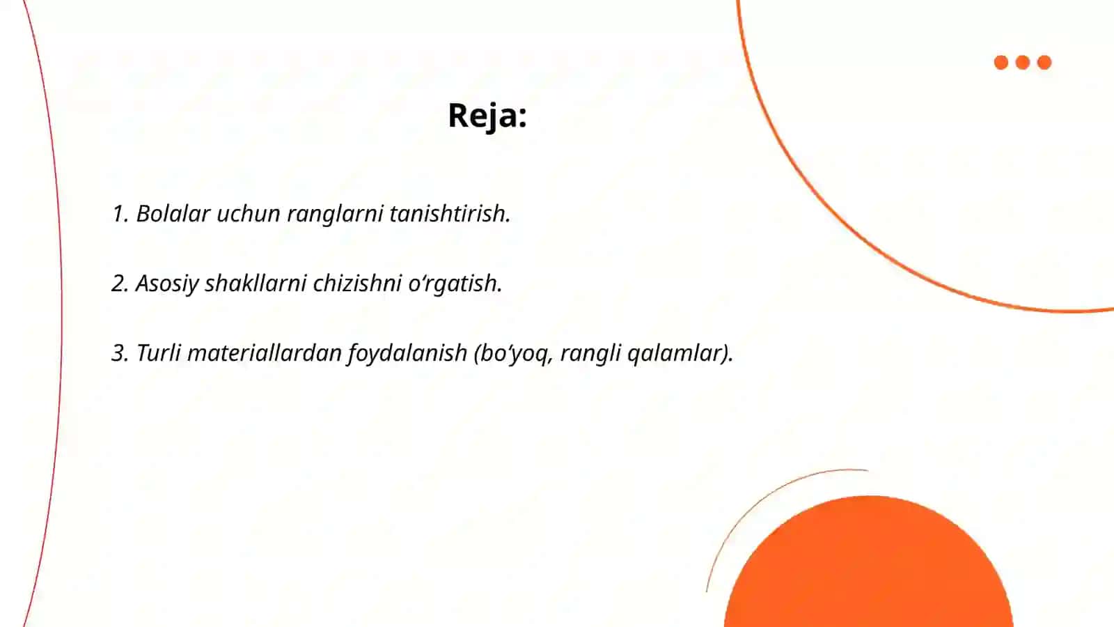 Bolalarni rasm chizishga o‘rgatish 2