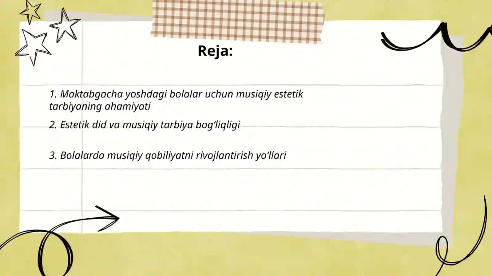 Maktabgacha yoshdagi bolalarda estetik tarbiya berishda musiqaning o‘rni 2
