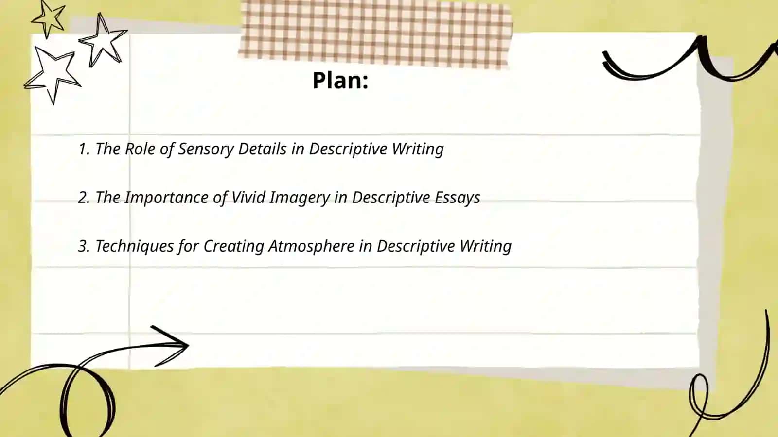 Descriptive essay - Theoretical part 2