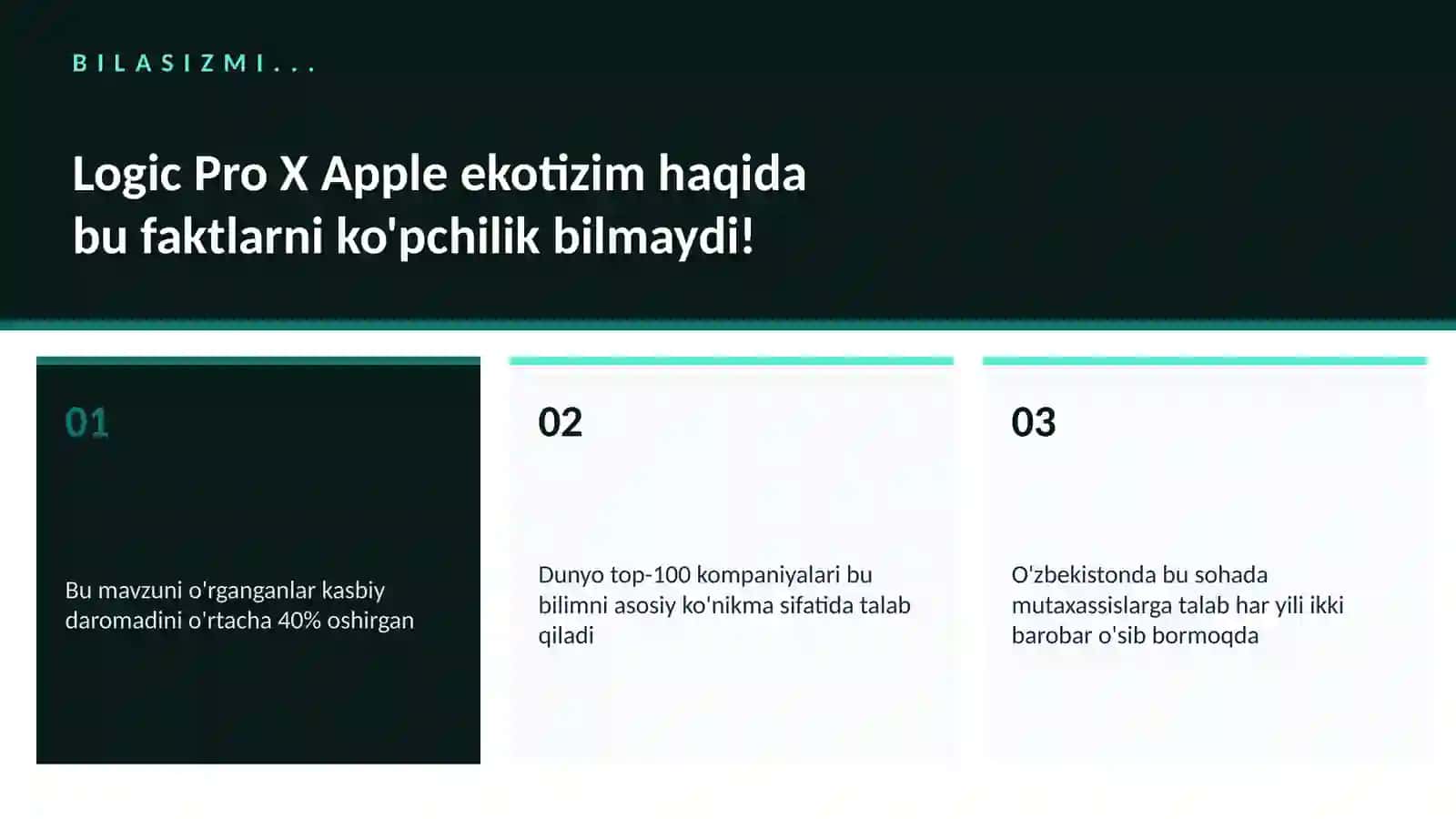 Logic Pro X Apple ekotizim 2