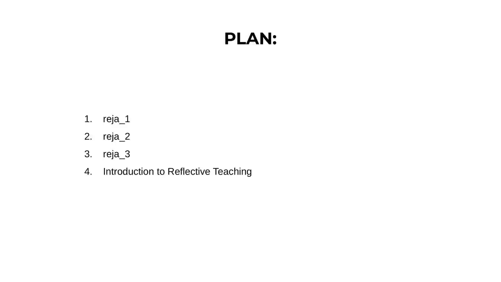Reflective Teaching 2