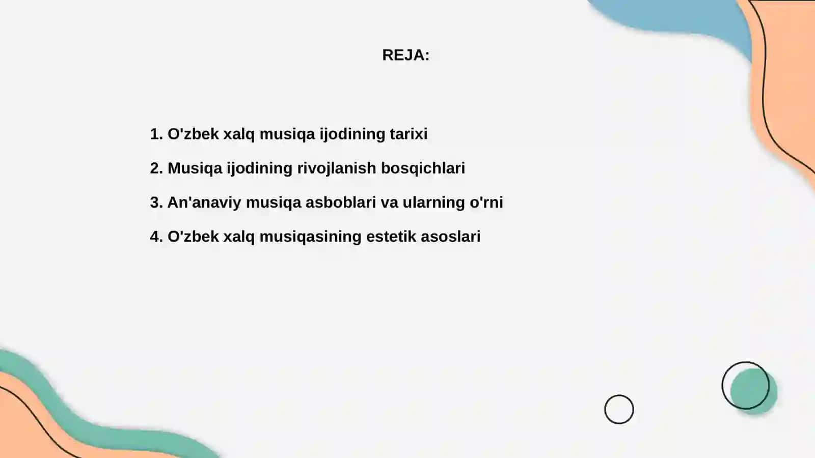 O'zbek xalq musiqa ijodi taraqqiyotining umumnazariy masalasi 2