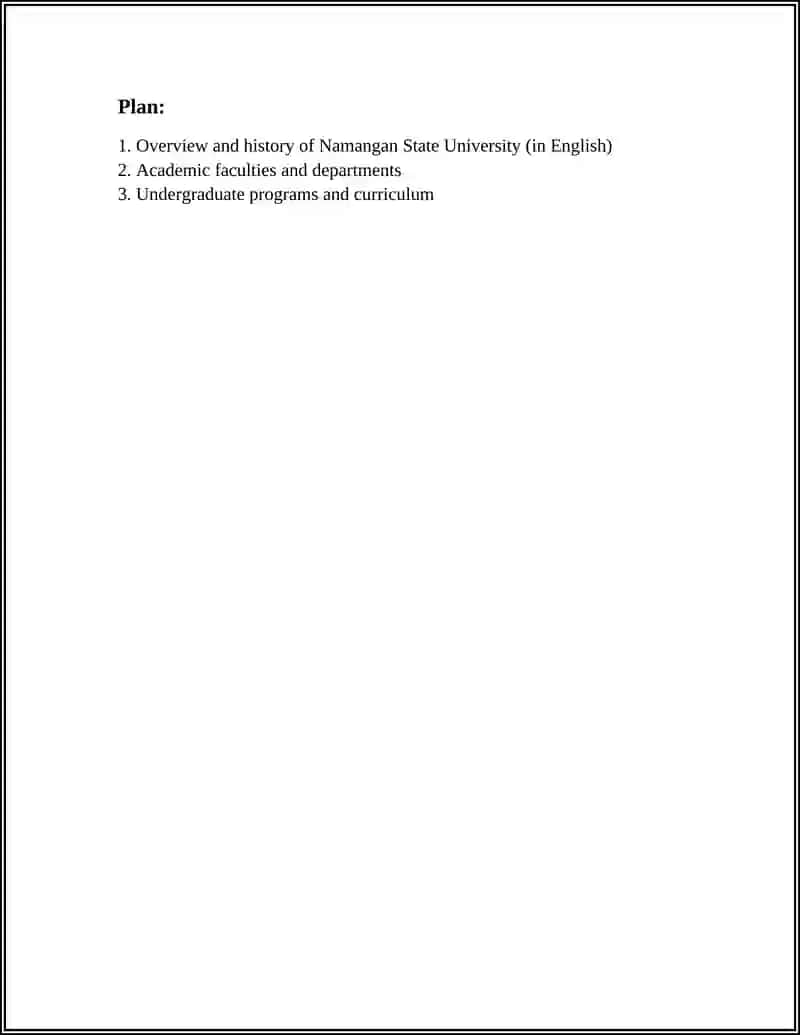 NAMANGAN DAVLAT UNIVERSITETI HAQIDA INGILIZCHA MALUMOTLAR 2