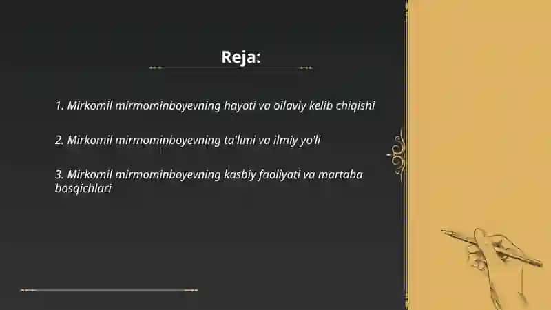 Mirkomil Mirmominboyevning hayoti va oilaviy kelib chiqishi 2