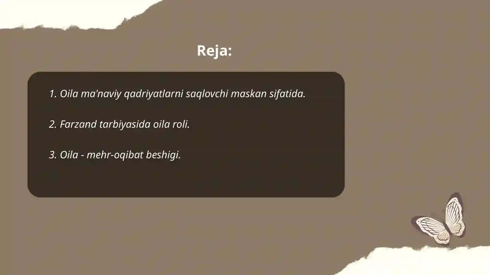 Oilaning vazifalari 2