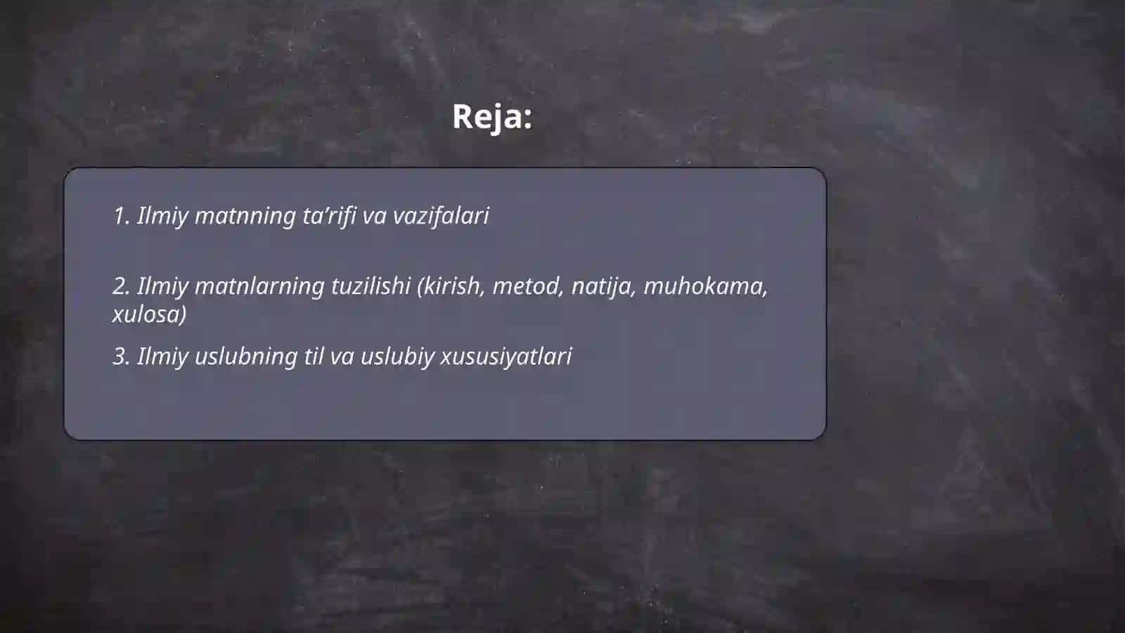 Ilmiy matnlar 2