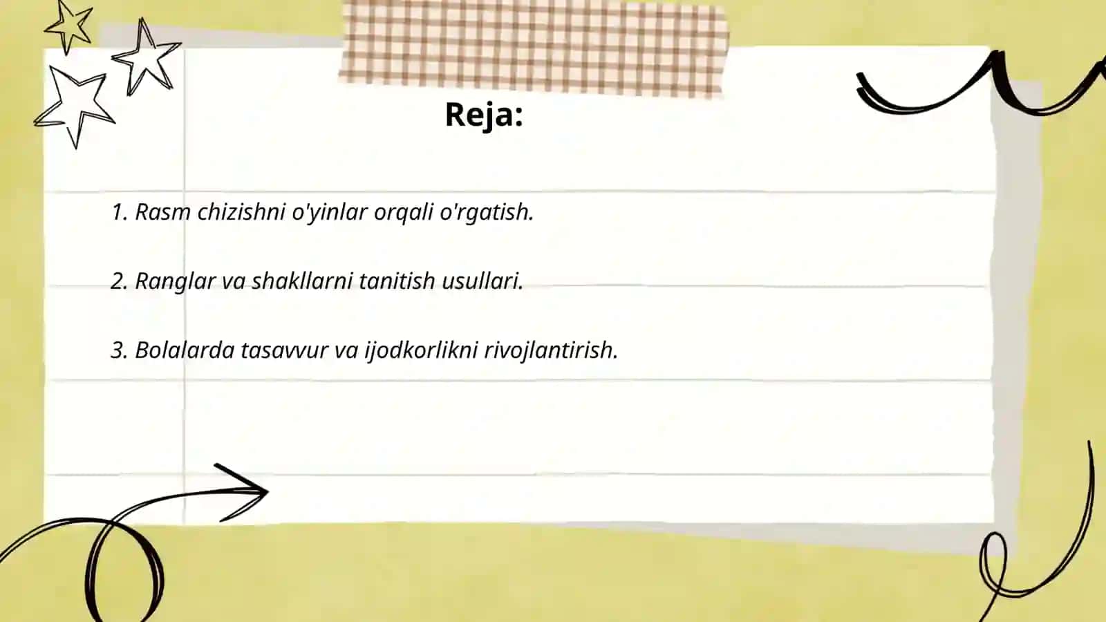 Maktabga tayyorlov guruhlarida bolalarni rasm chizishga o'rgatish metodlari 2