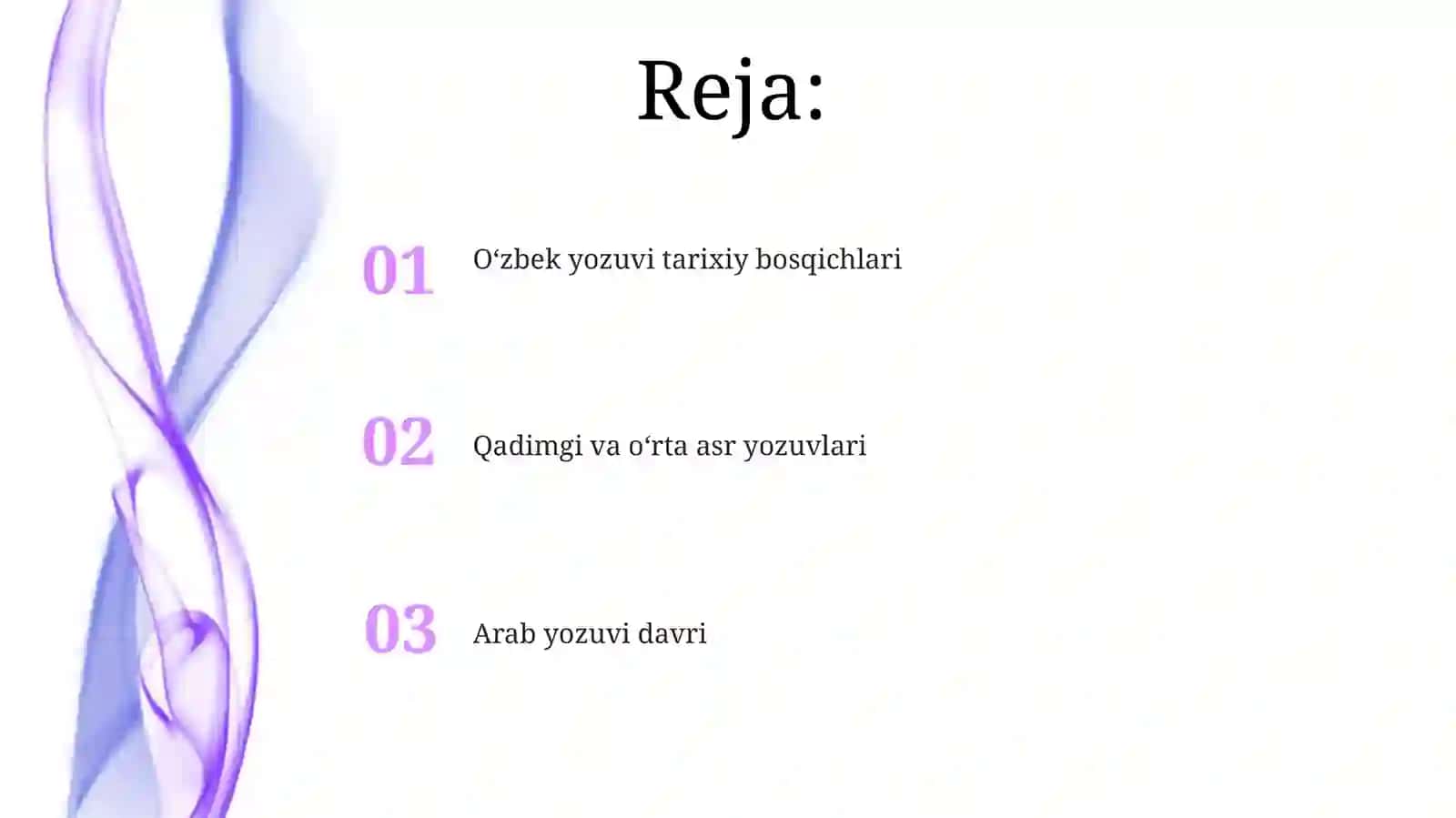 Oʻzbek tilining yozuv tizimlari taraqqiyoti 2
