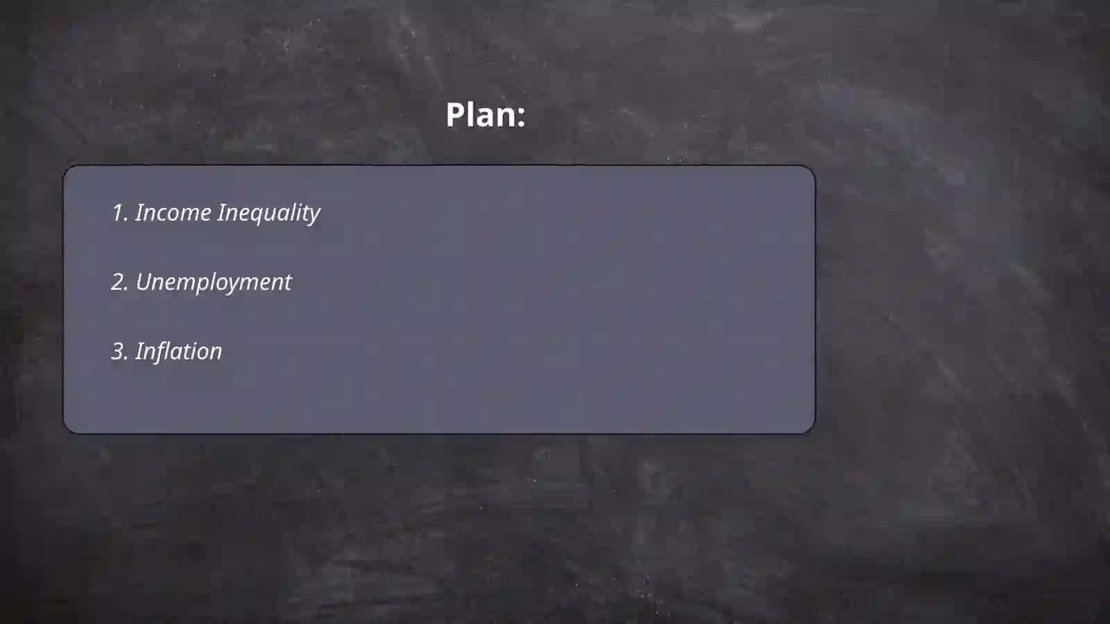 Economic problems 2