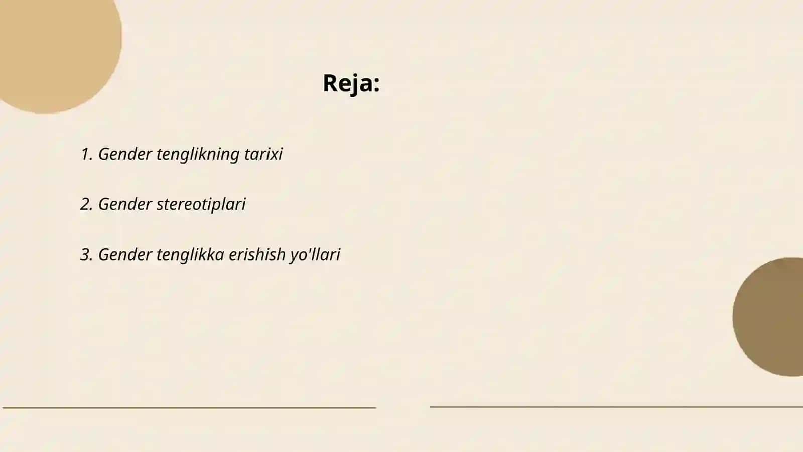 Gender tenglik 2