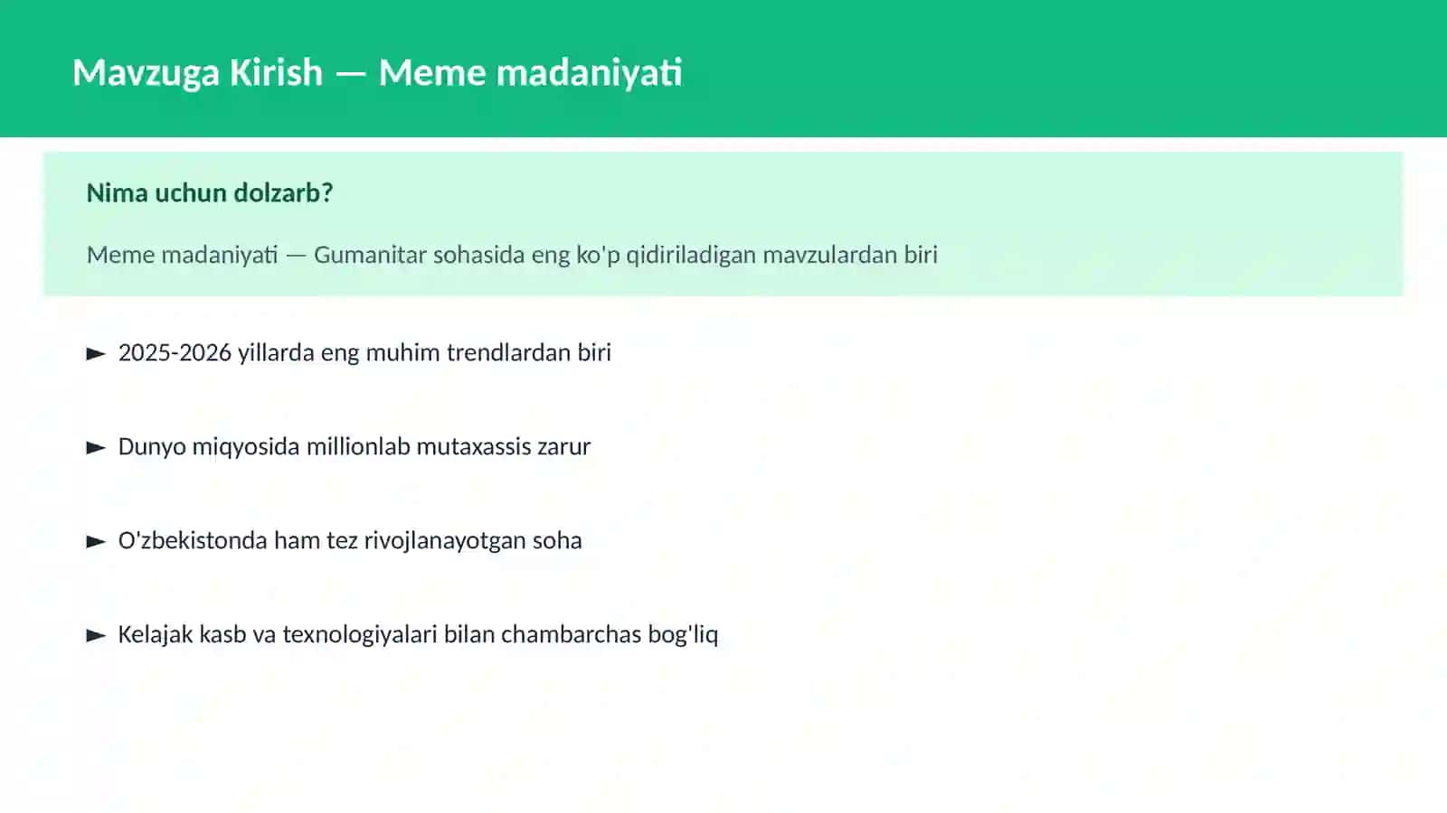Meme madaniyati 2