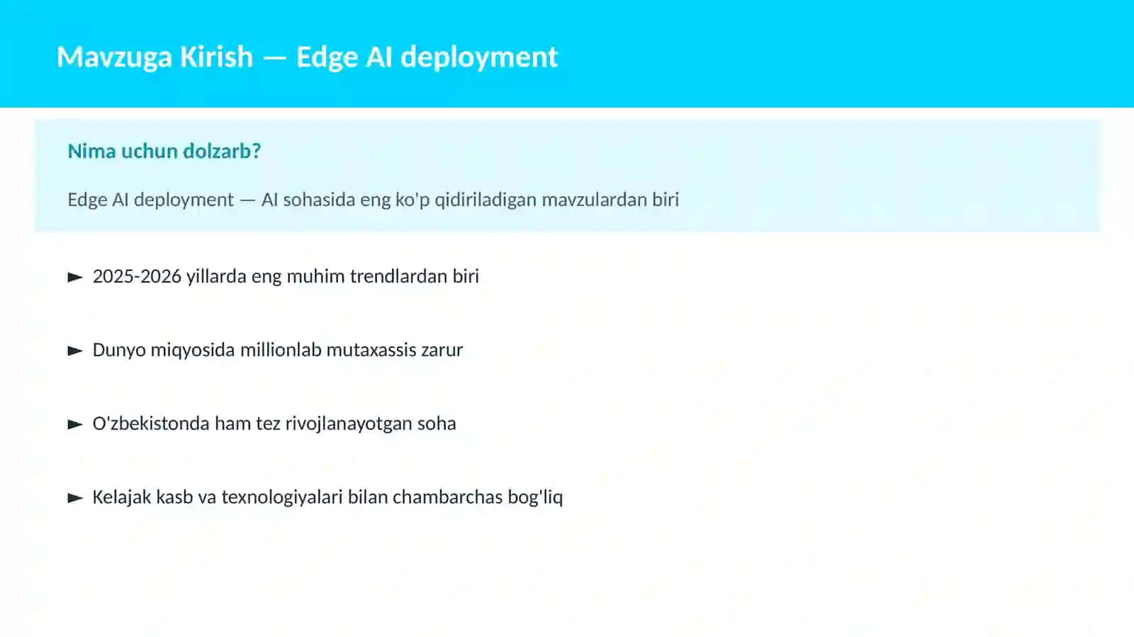 Edge AI deployment 2