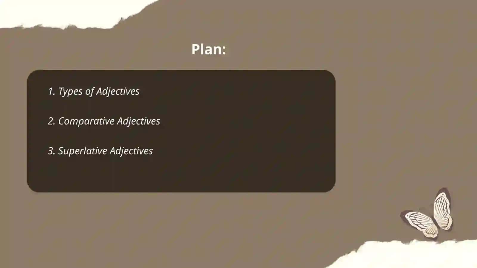 Adjectives |Adverbs |Comparisons 2