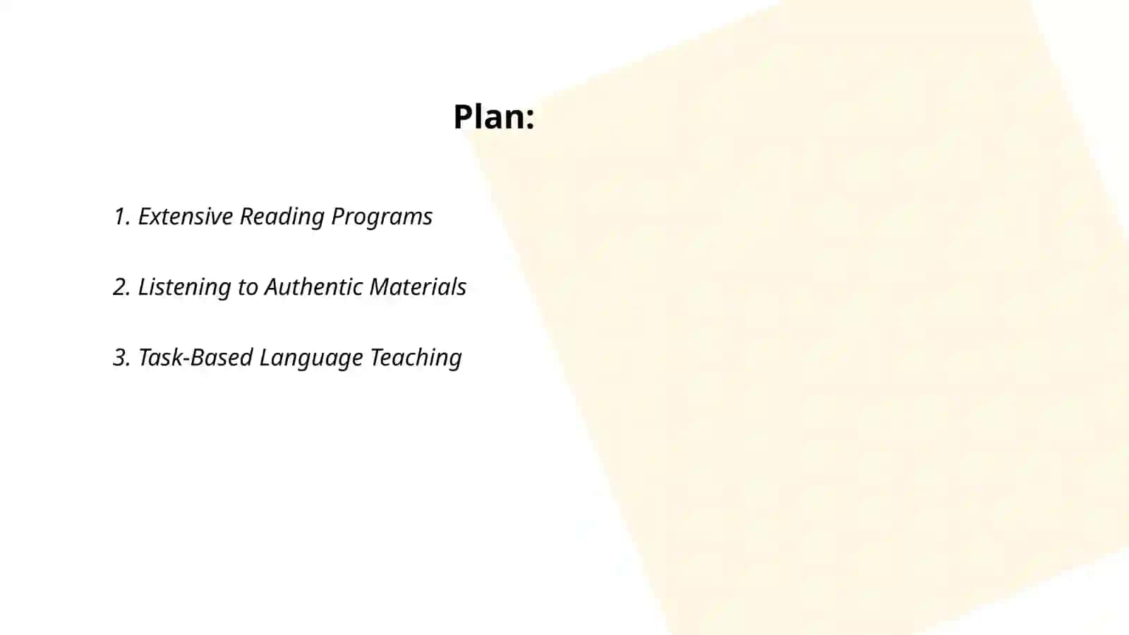 Extensive Reading Programs 2