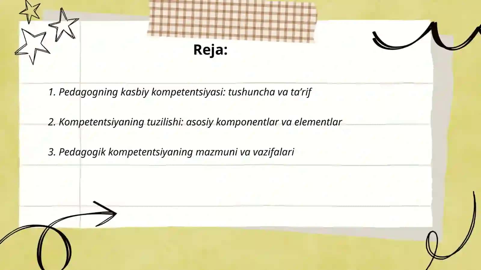 Pedagogning kasbiy kompetentligining tuzilishi va mazmuni 2