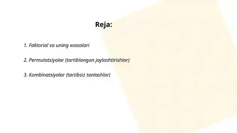 Kombinatorika ekementlari 2