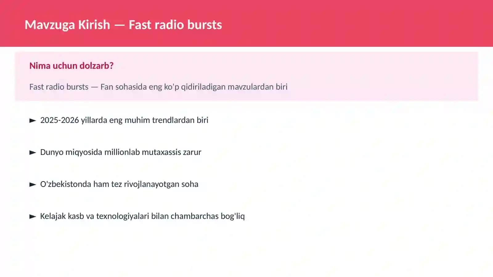 Fast radio bursts 2