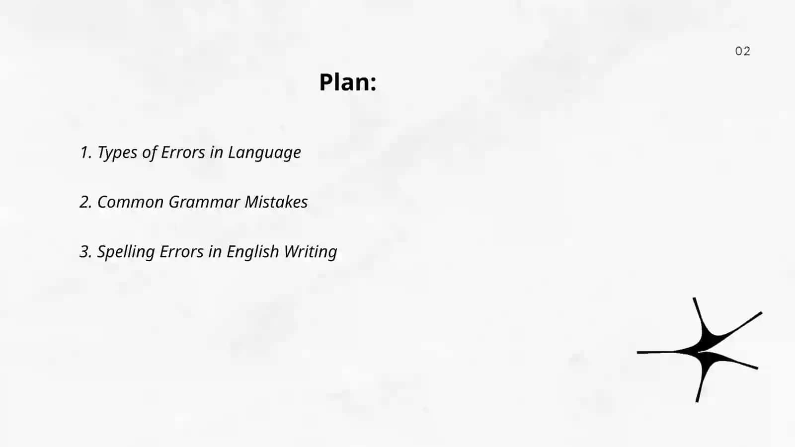Errors and mistakes 2