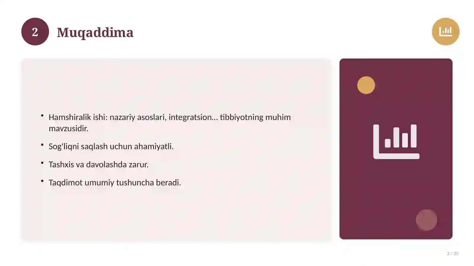 Hamshiralik ishi: nazariy asoslari, integratsion yondashuvda (Magistrlik dissertatsiyasi mavzusi) 2