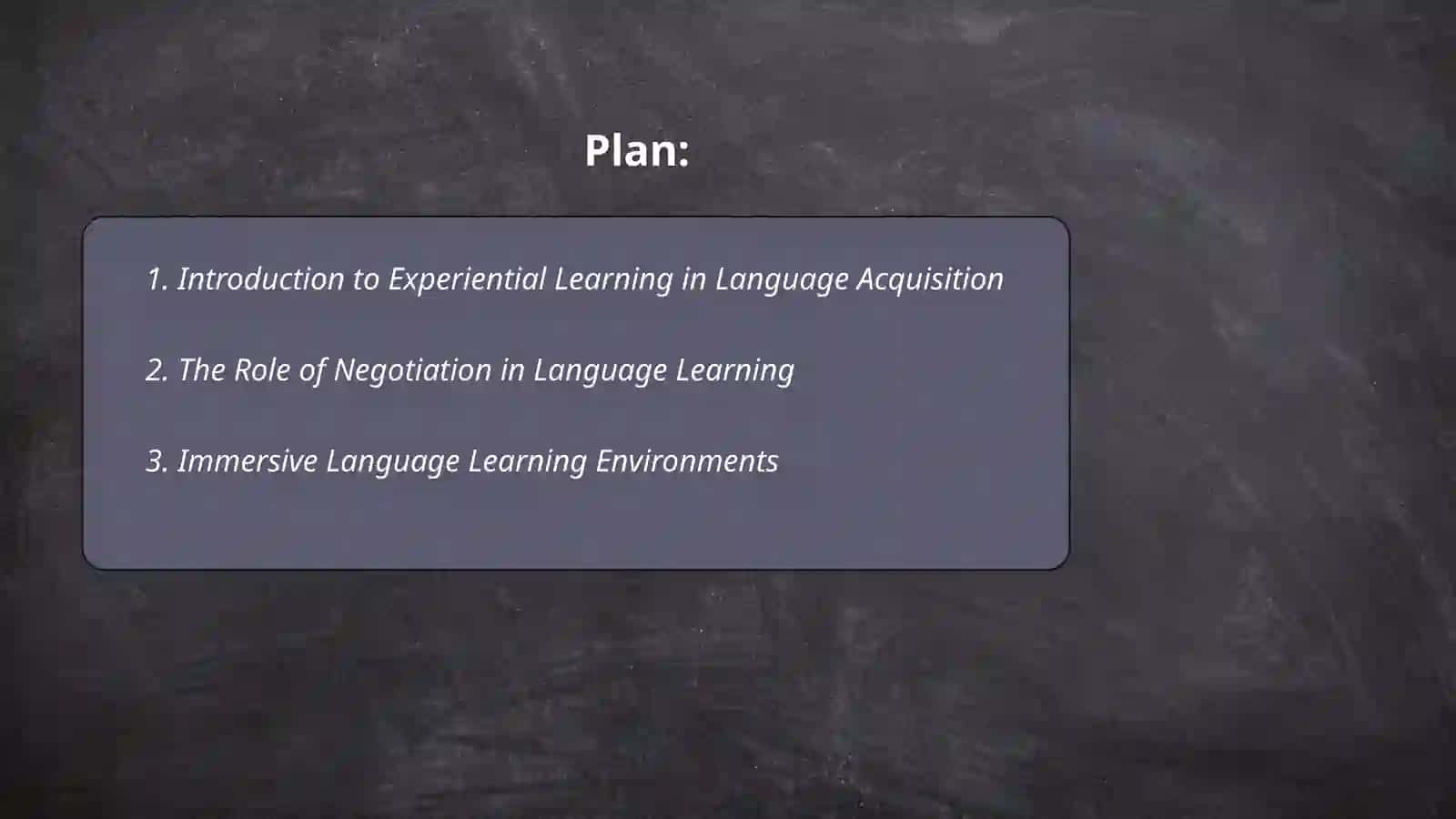 Experiental and negotiated language learning 2