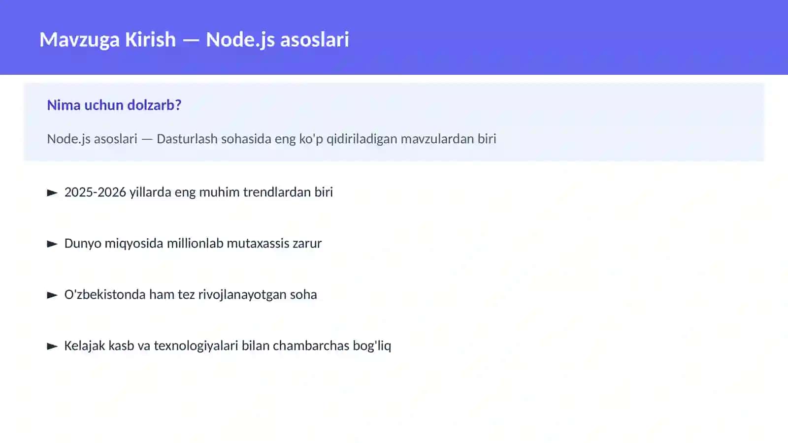 Node.js asoslari 2