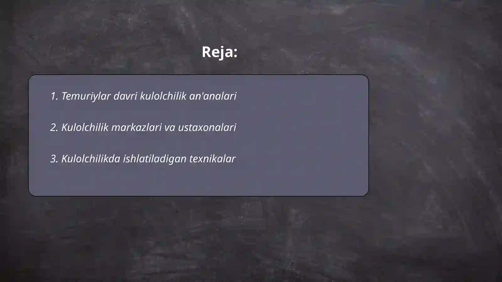 Temuriylar davri kulolchiligi 2