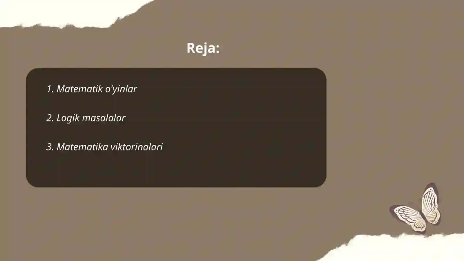Boshlangʻich sinflarda matematikadan sinfdan tashqari ishlarni tashkil etadi turlari 2