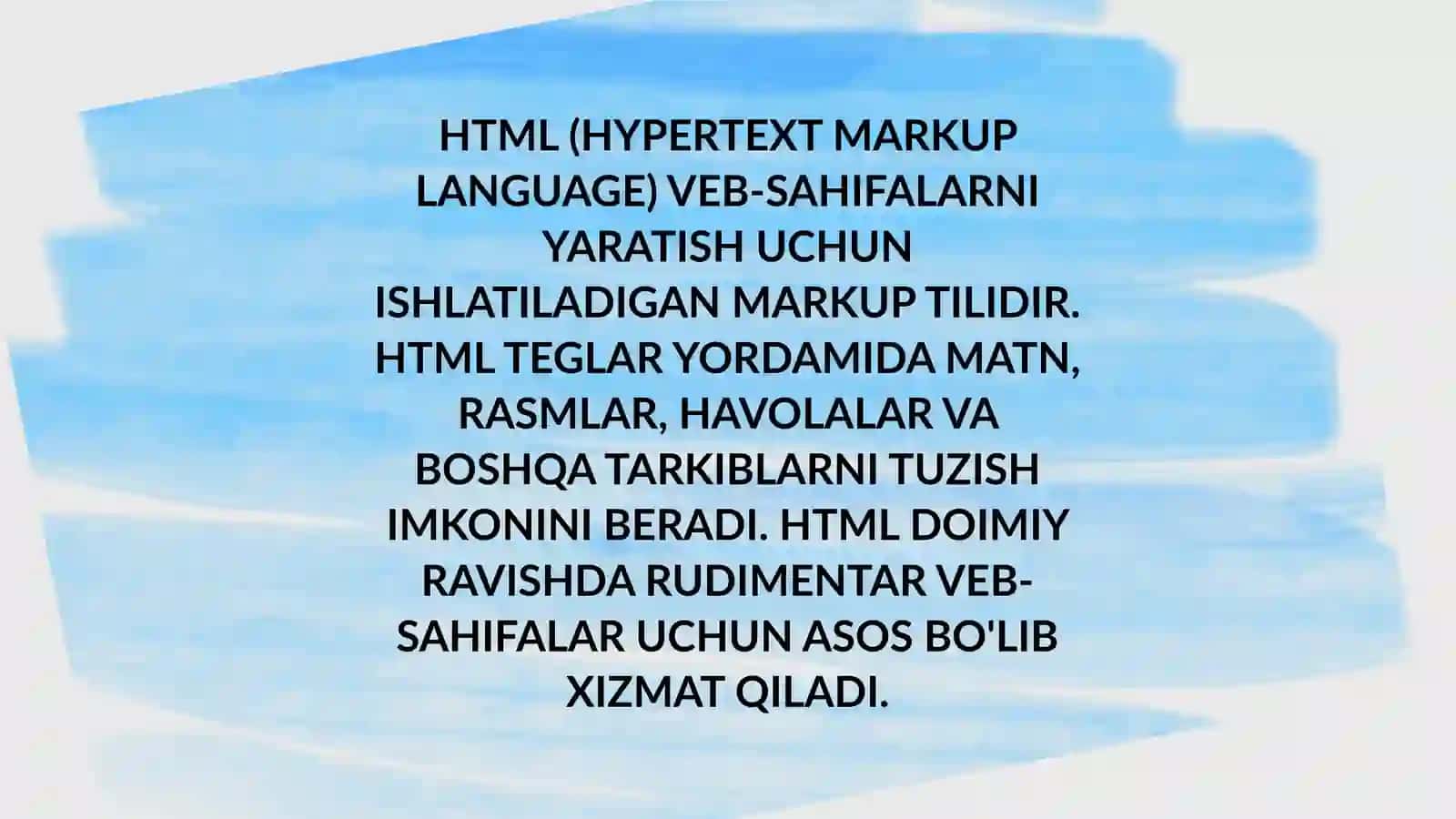 HTML Teglar bilan ishlash va misollar 2
