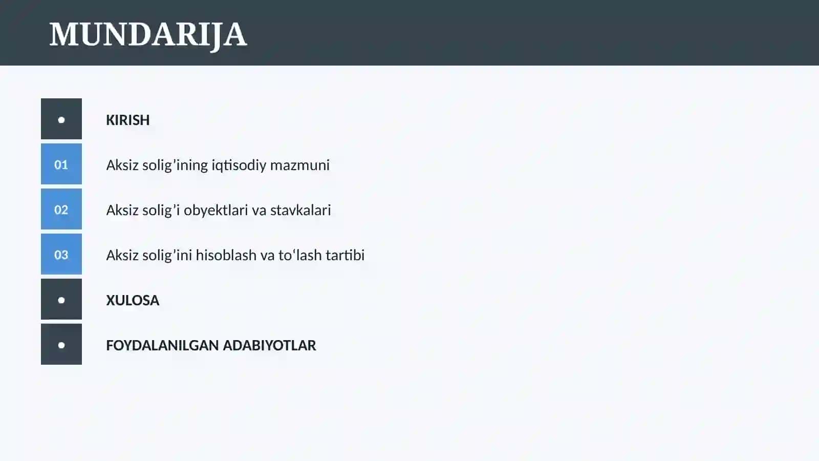 AKSIZ SOLIG’I 2
