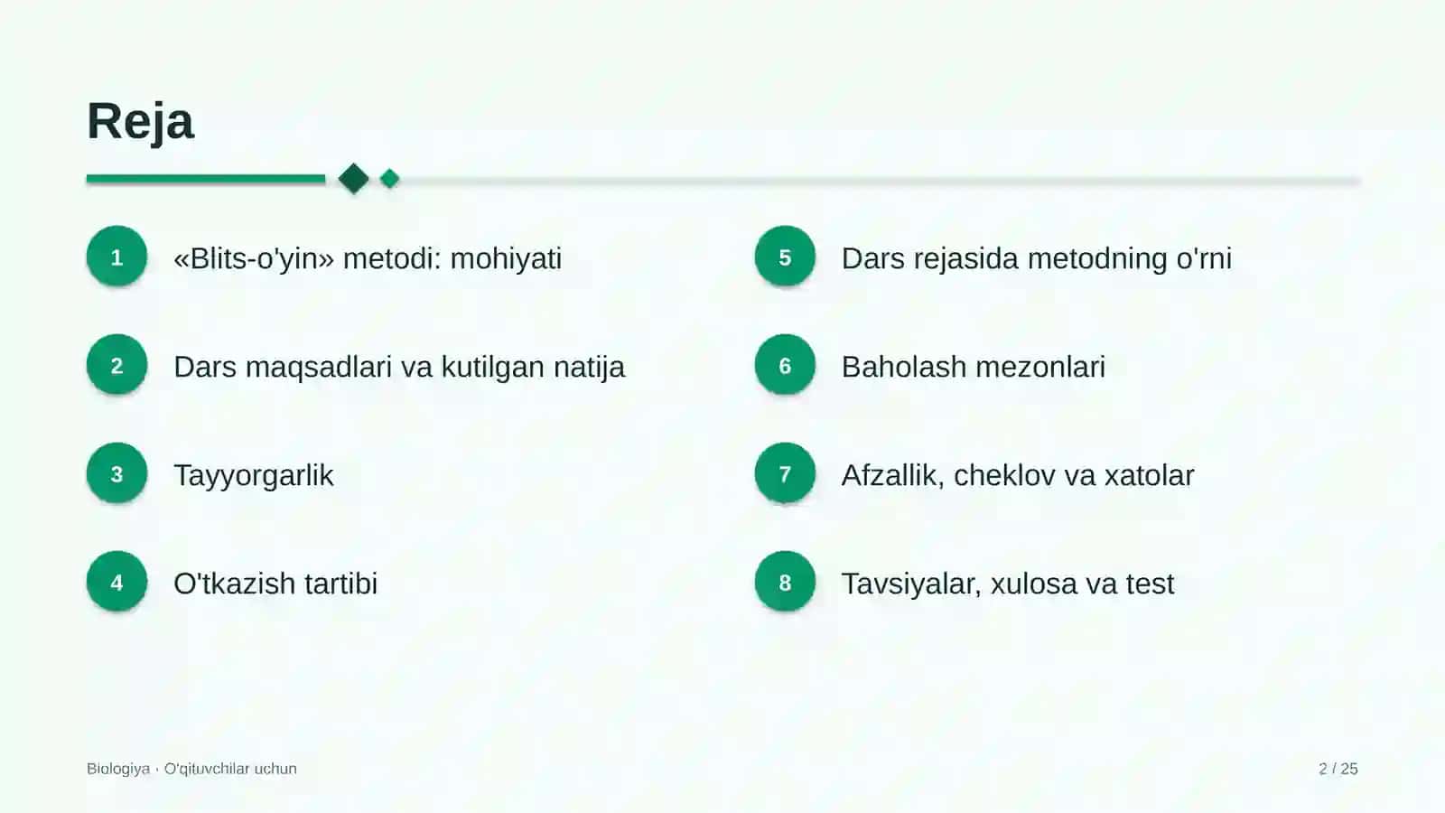 biologiya darslarida blits o'yin metodidan foydalanish 6955 2