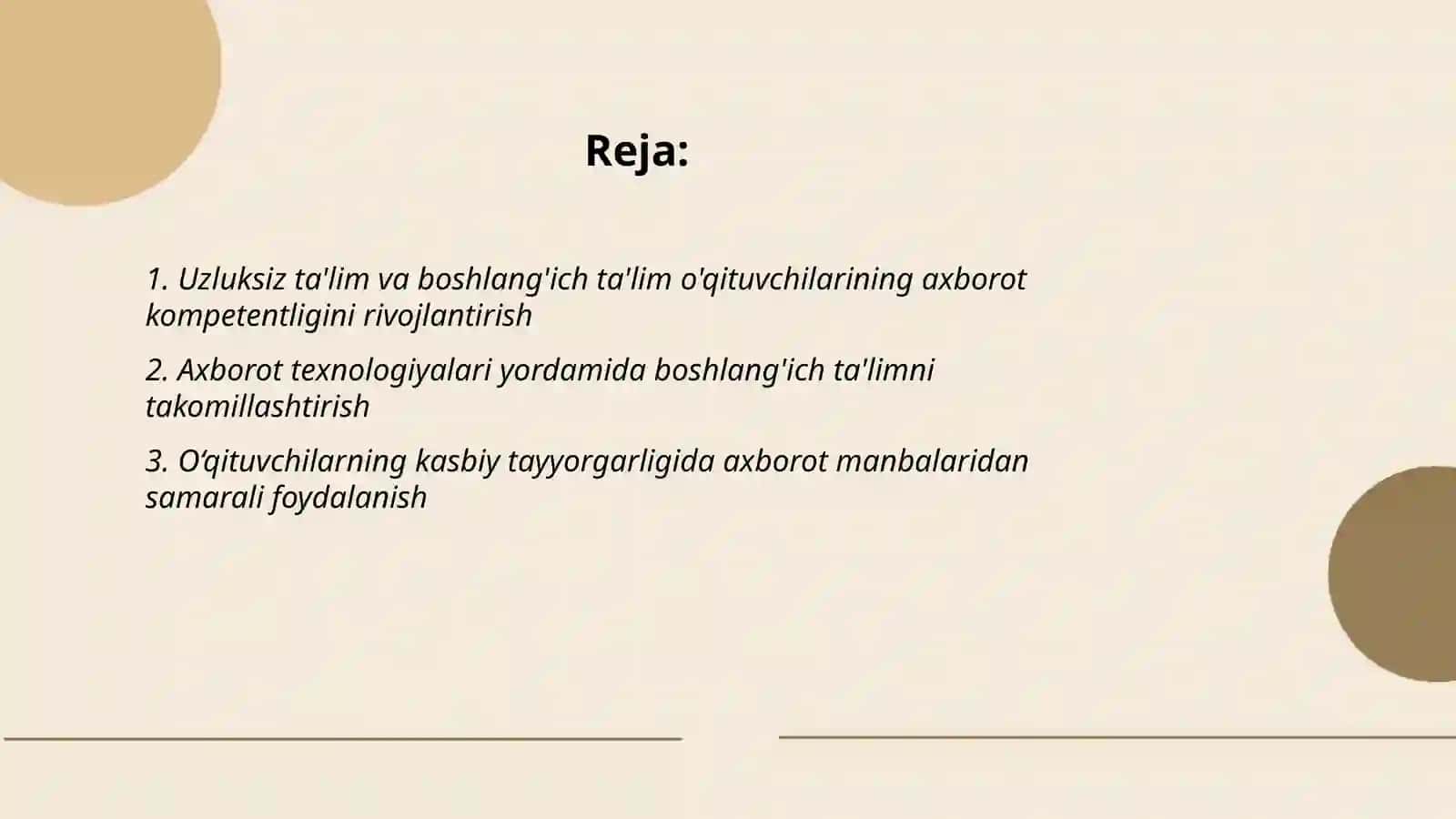 O'quv jarayonida axborot texnologiyalarning kasbiy tayyorlash 2