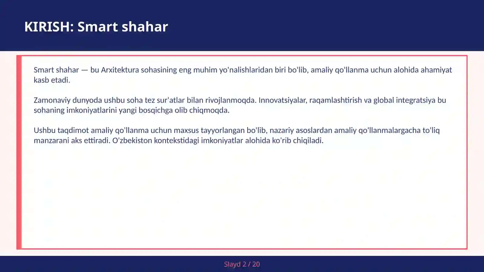 Smart shahar 2
