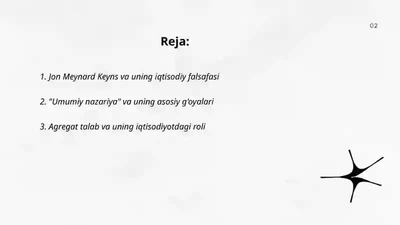 Keyns va keynschilik ta’limoti 2