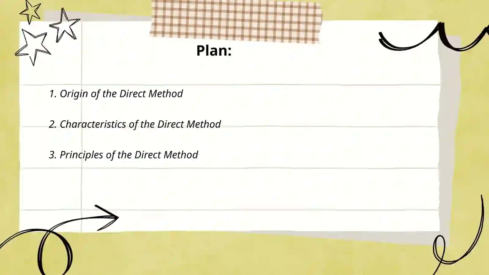The direct method 2