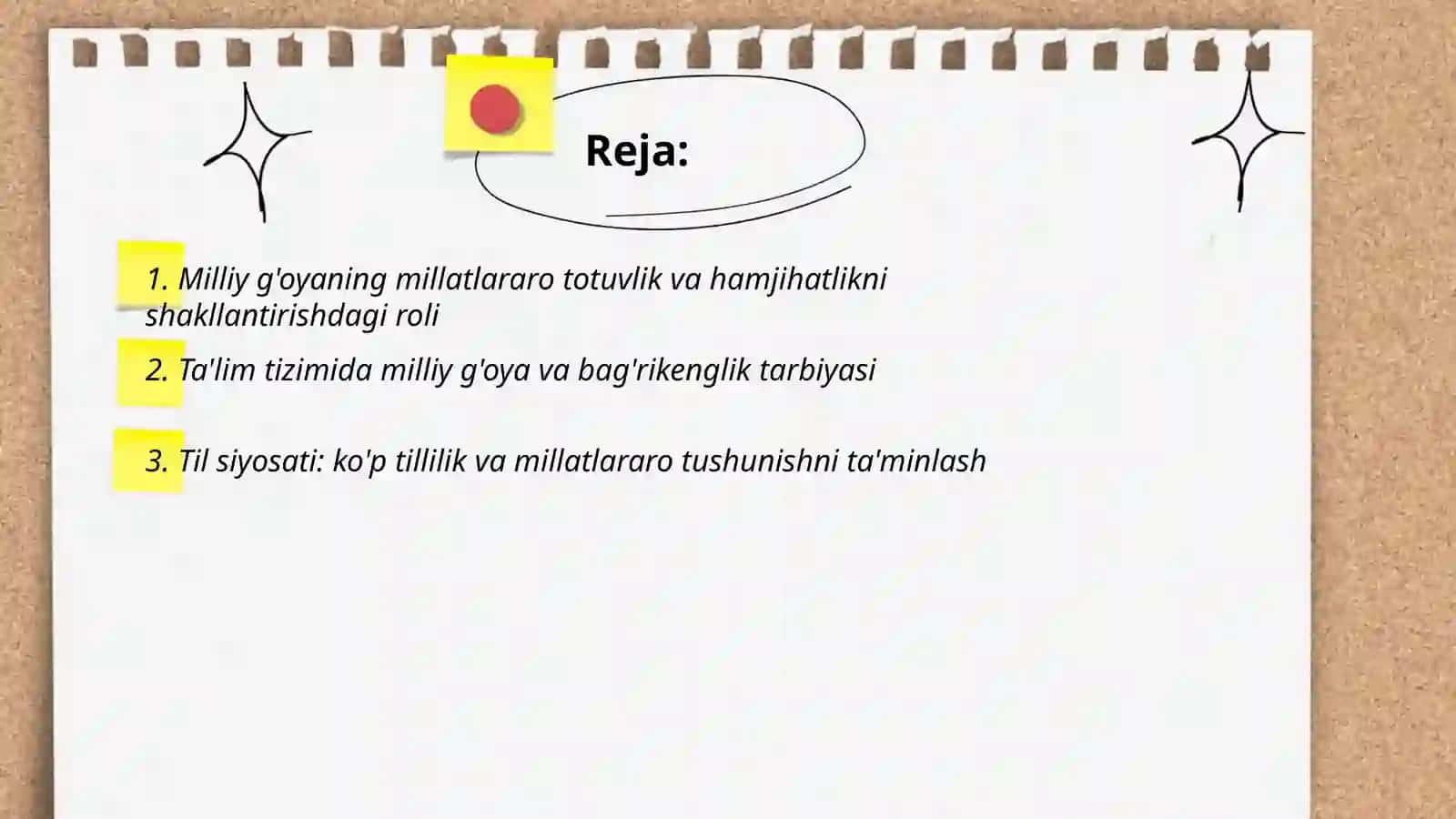 Milliy g'oya-millatlararo totuvlik va hamjihatlikni ta'minlash omili 2