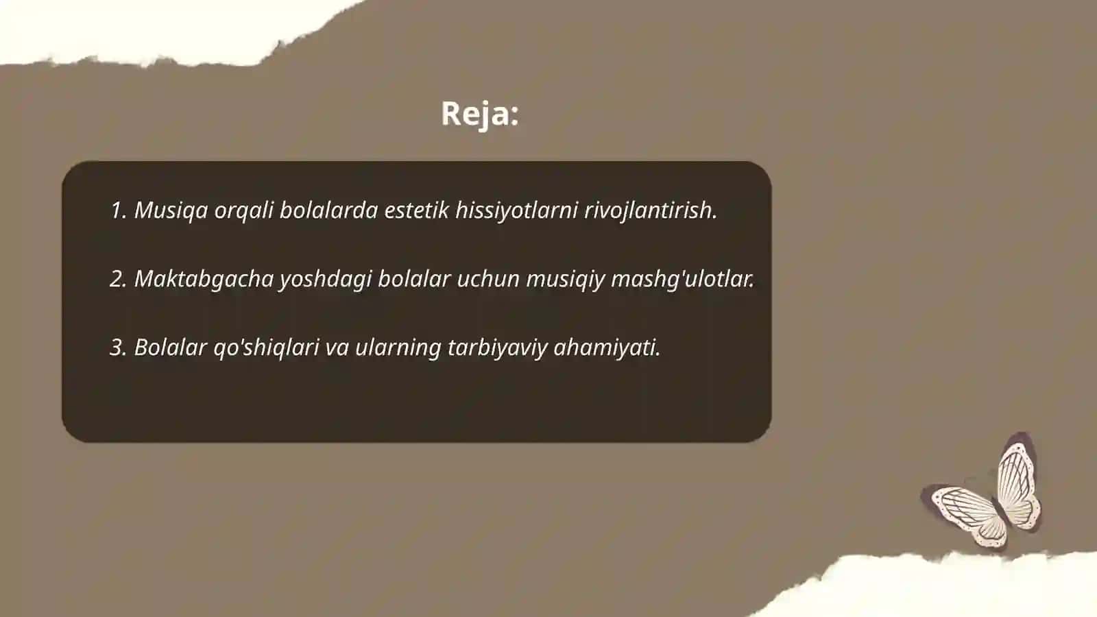 Maktabgacha yoshdagi bolalarga estetik tarbiya berishda musiqaning oʻrni 2