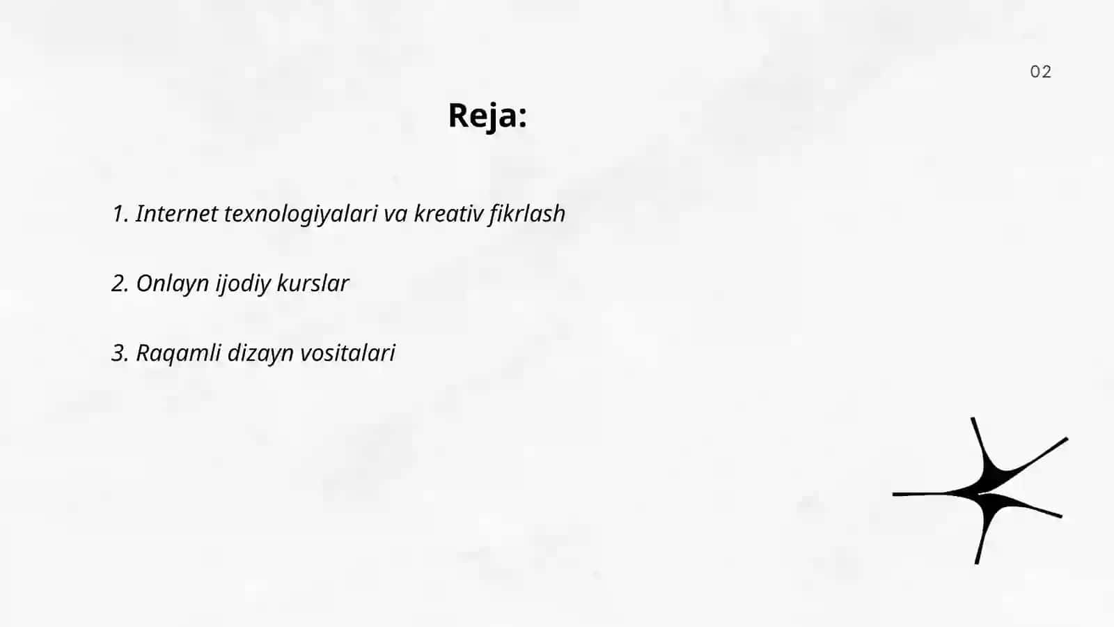 Internet texnologiyalari va kreativ fikrlash 2