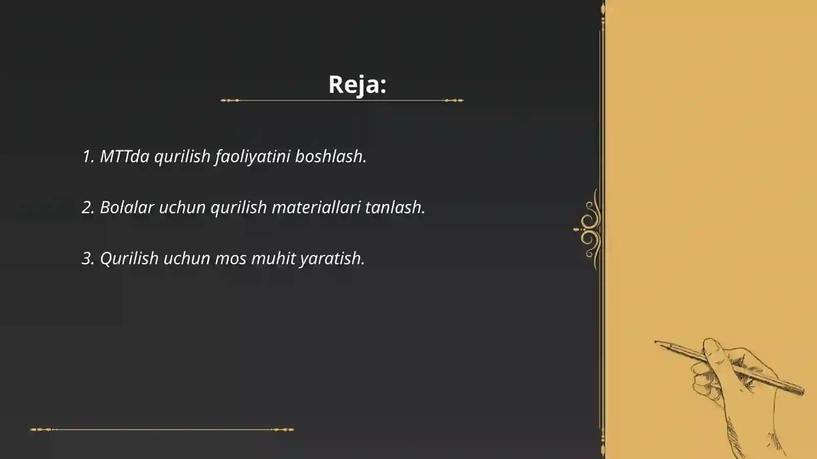 MTT ning turli yosh guruhlarda qurish yasashga orgatish metodlari 2