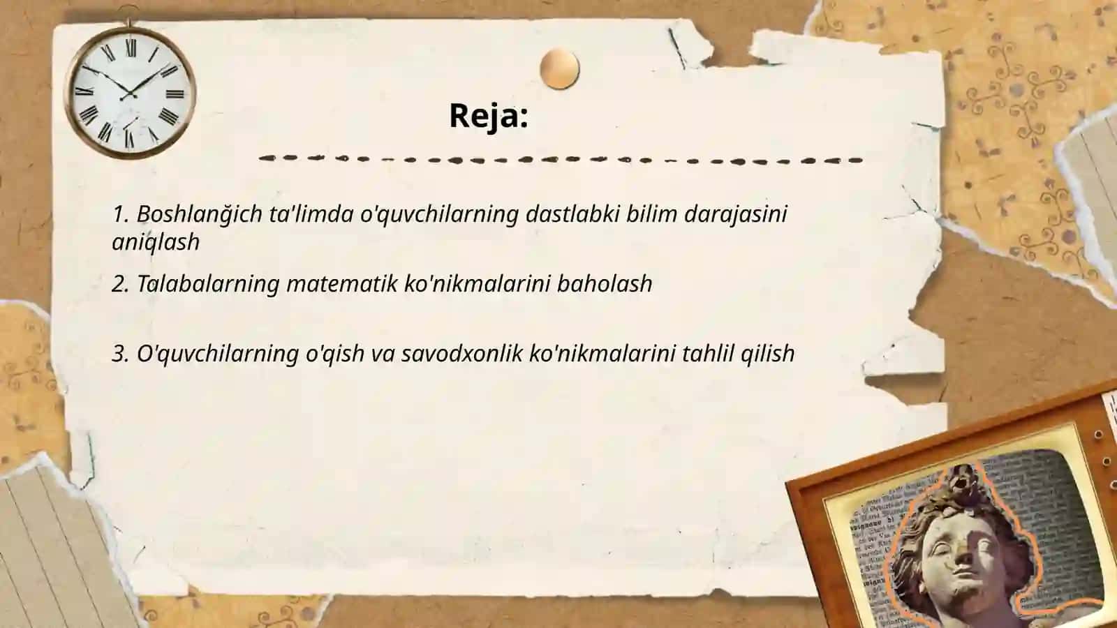 Boshlanğich ta'limda õquvchilarning bilim, kõnikma va malakalarini tashxis qilish 2