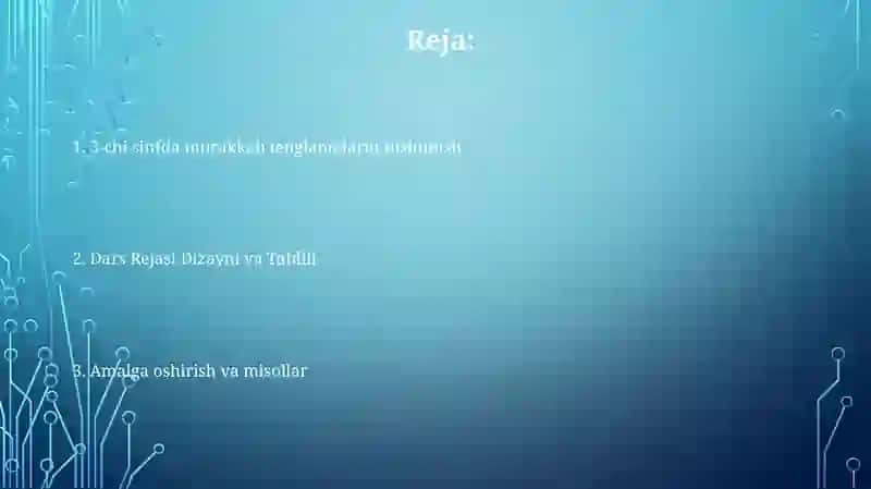 3-sinf Matematika Darsligi 2