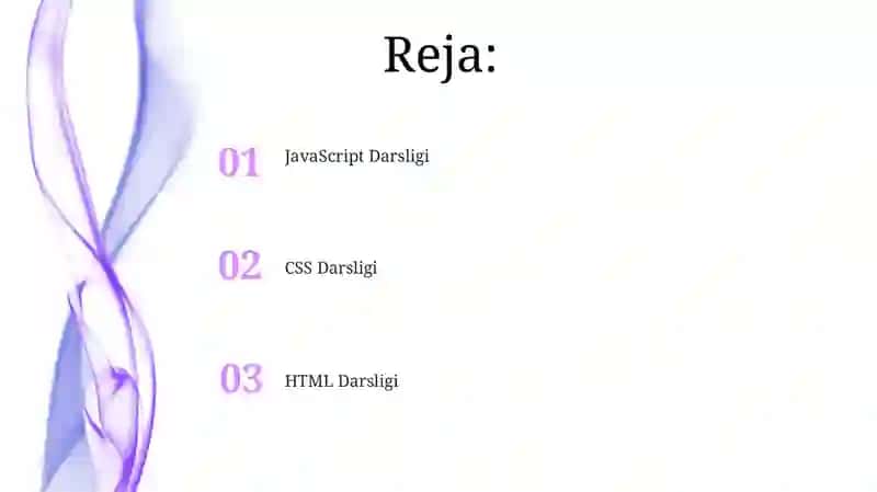 JavaScript Darsligi 2