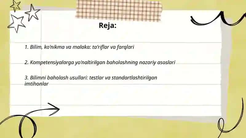 Baholashning zamonaviy yondashuvlari: Bilim, Koʻnikma va Malaka oʻrtasidagi farq 2