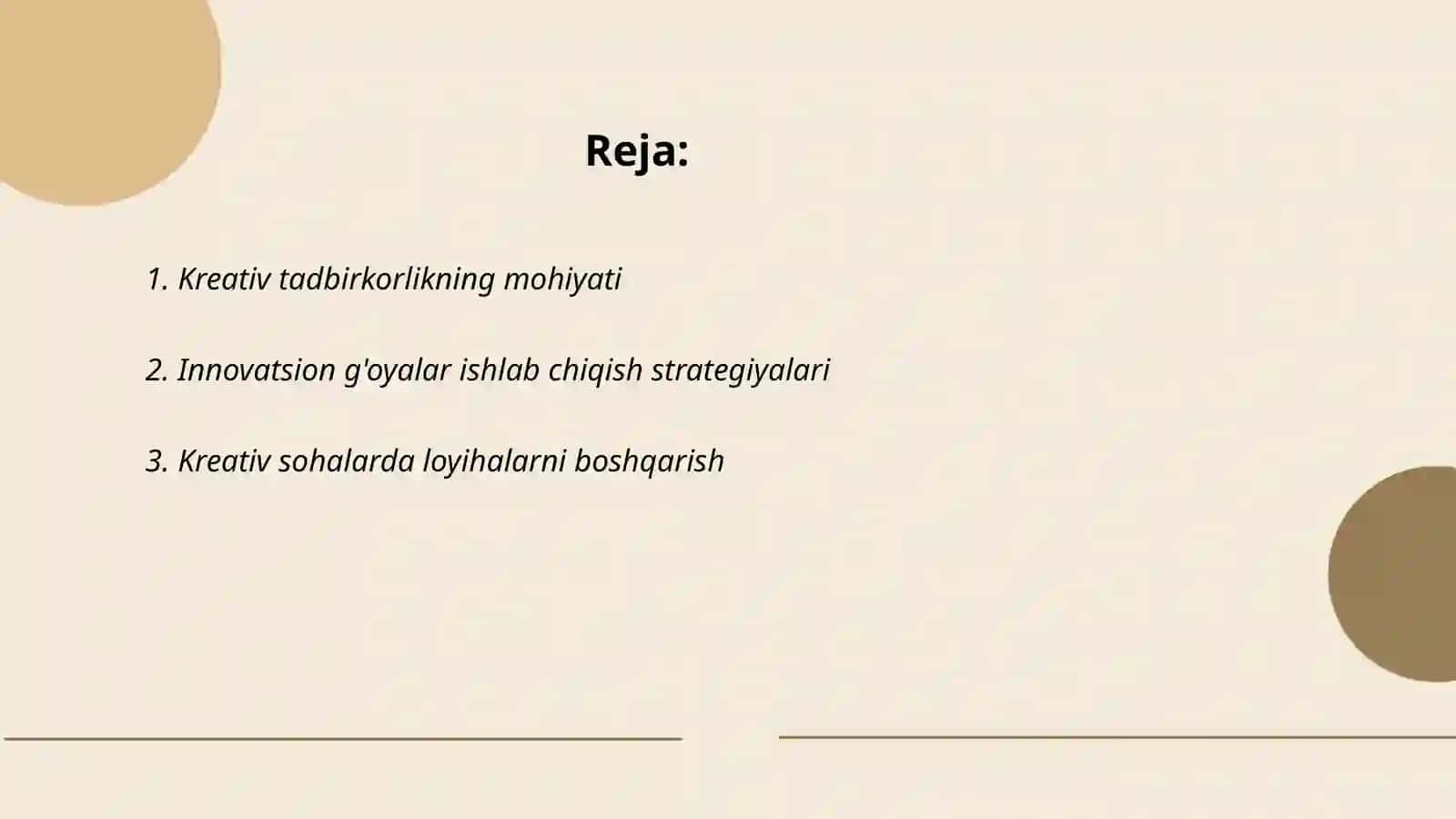 Kreativ tadbirkorlik 2