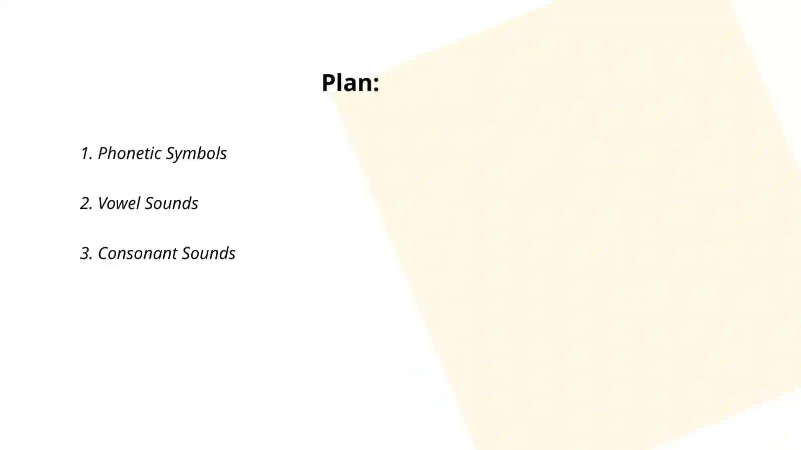 Learning pronunciation 2