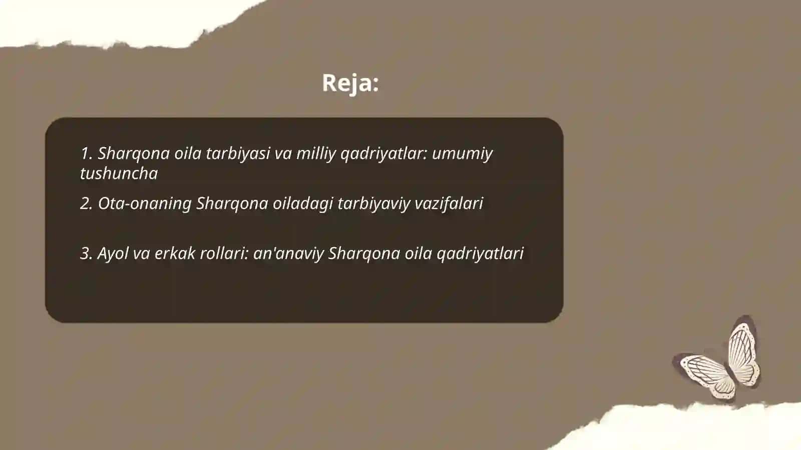 Sharqona oila tarbiyasi- milliy qadriyat sifatida 2