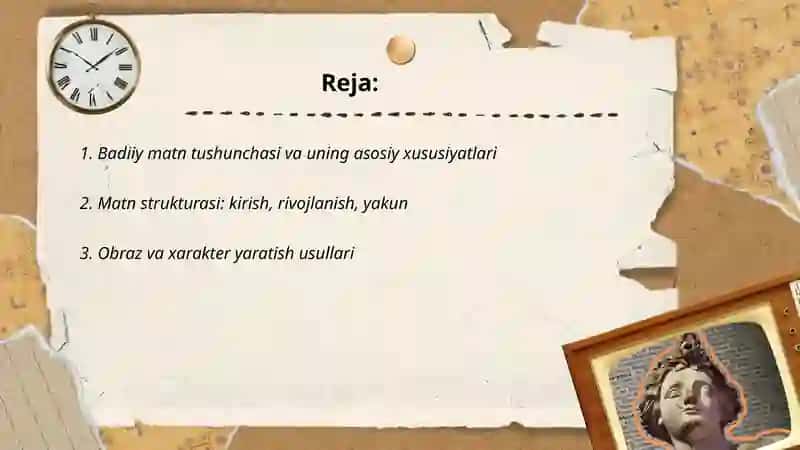 Badiiy matn va uni shakllantiruvchi vositalar 2