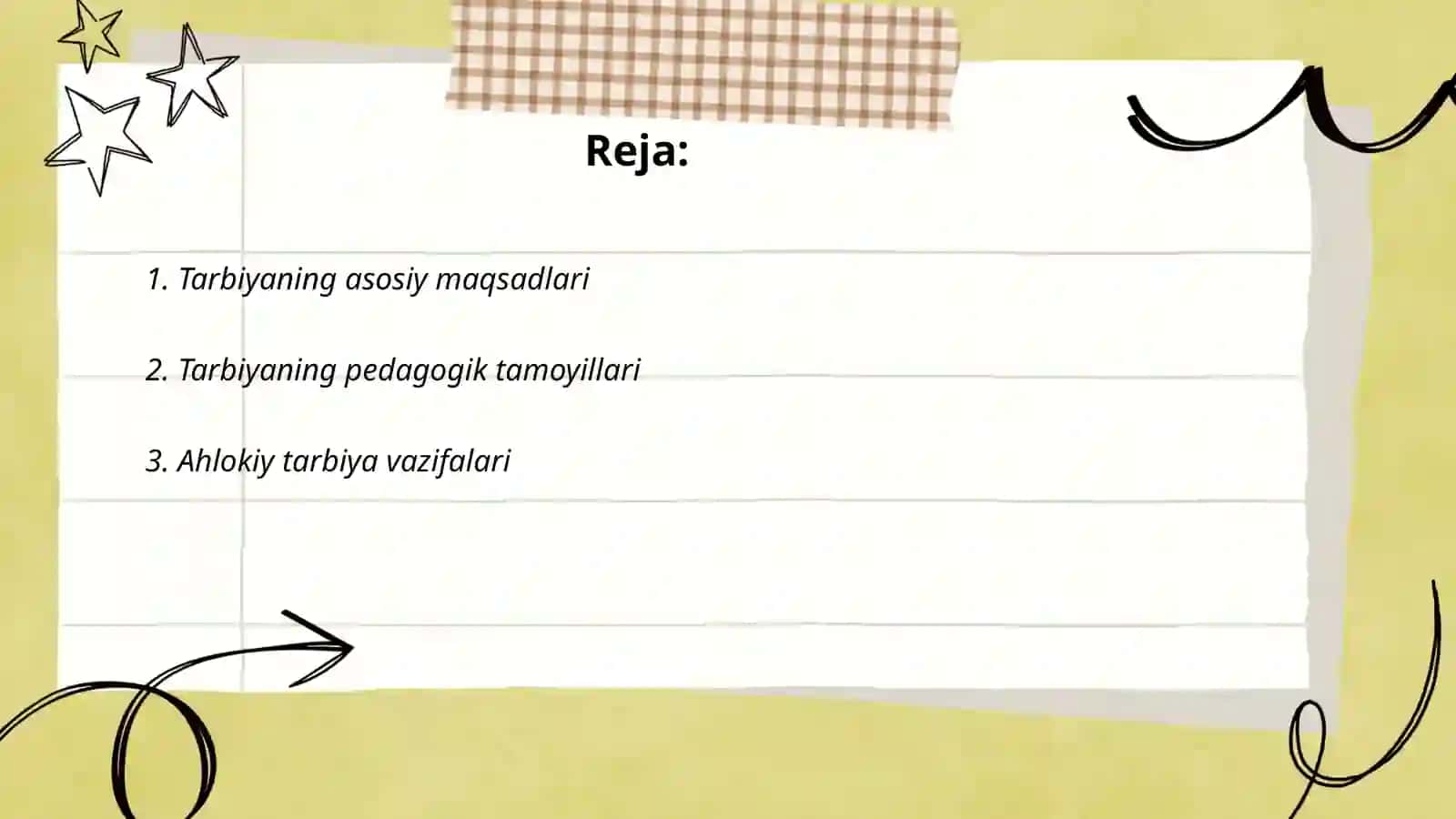 Tarbiyaning maqsad va vazifalari 2