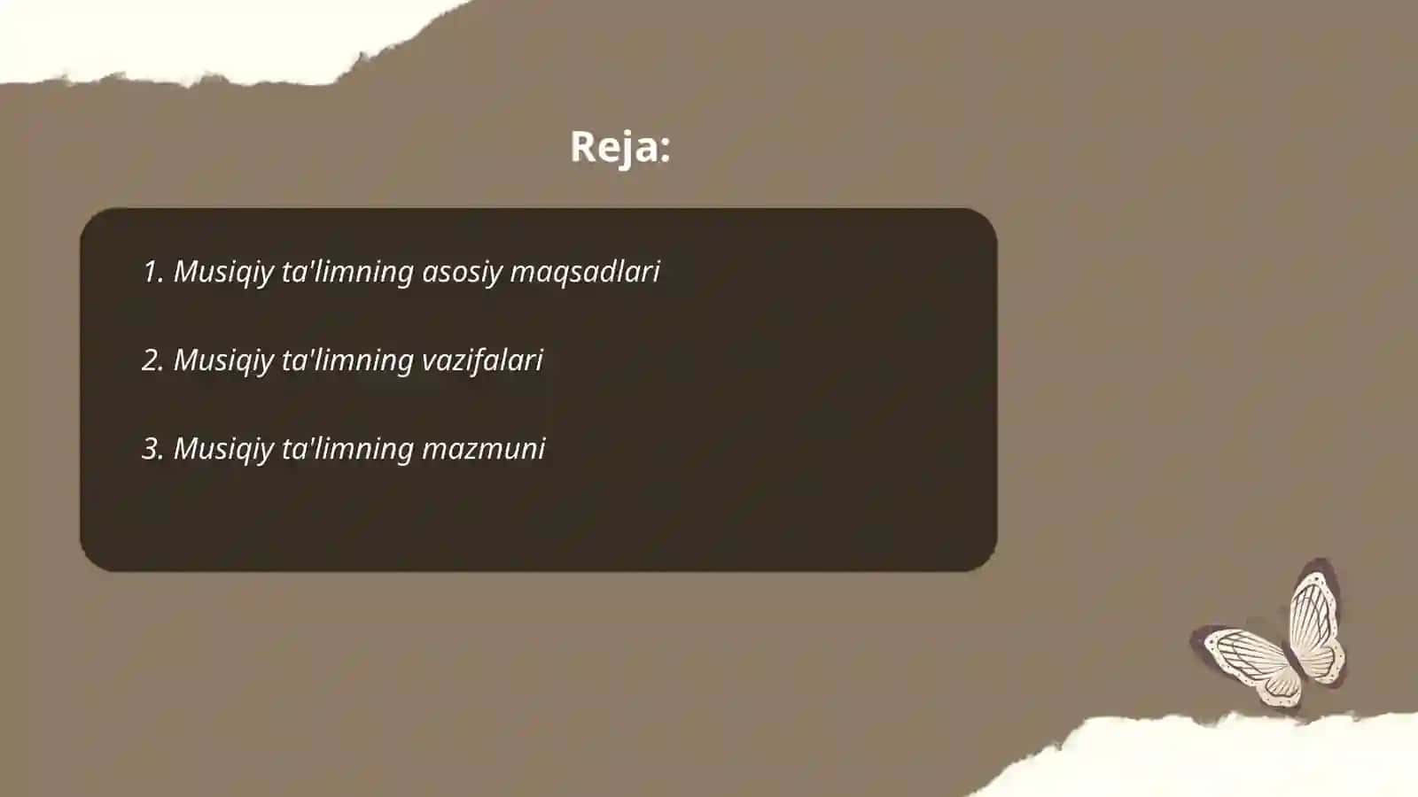 Musiqiy ta'limning maqsad, vazifalari va mazmuni 2